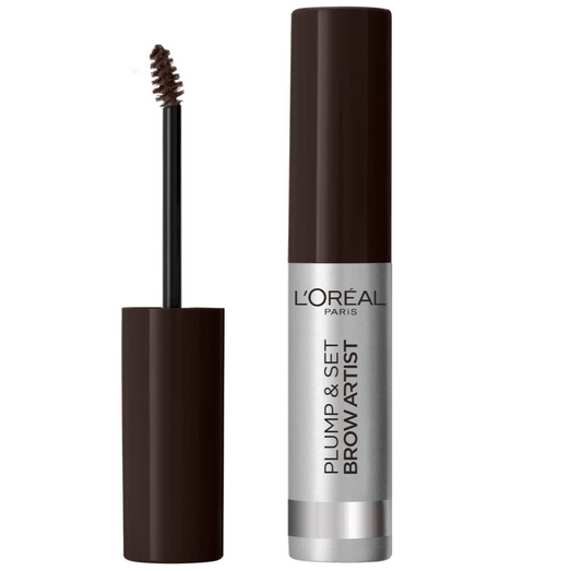 L'Oreal Paris Plump & Set Brow Artist Volumising Brow Gel - 109 Ebony