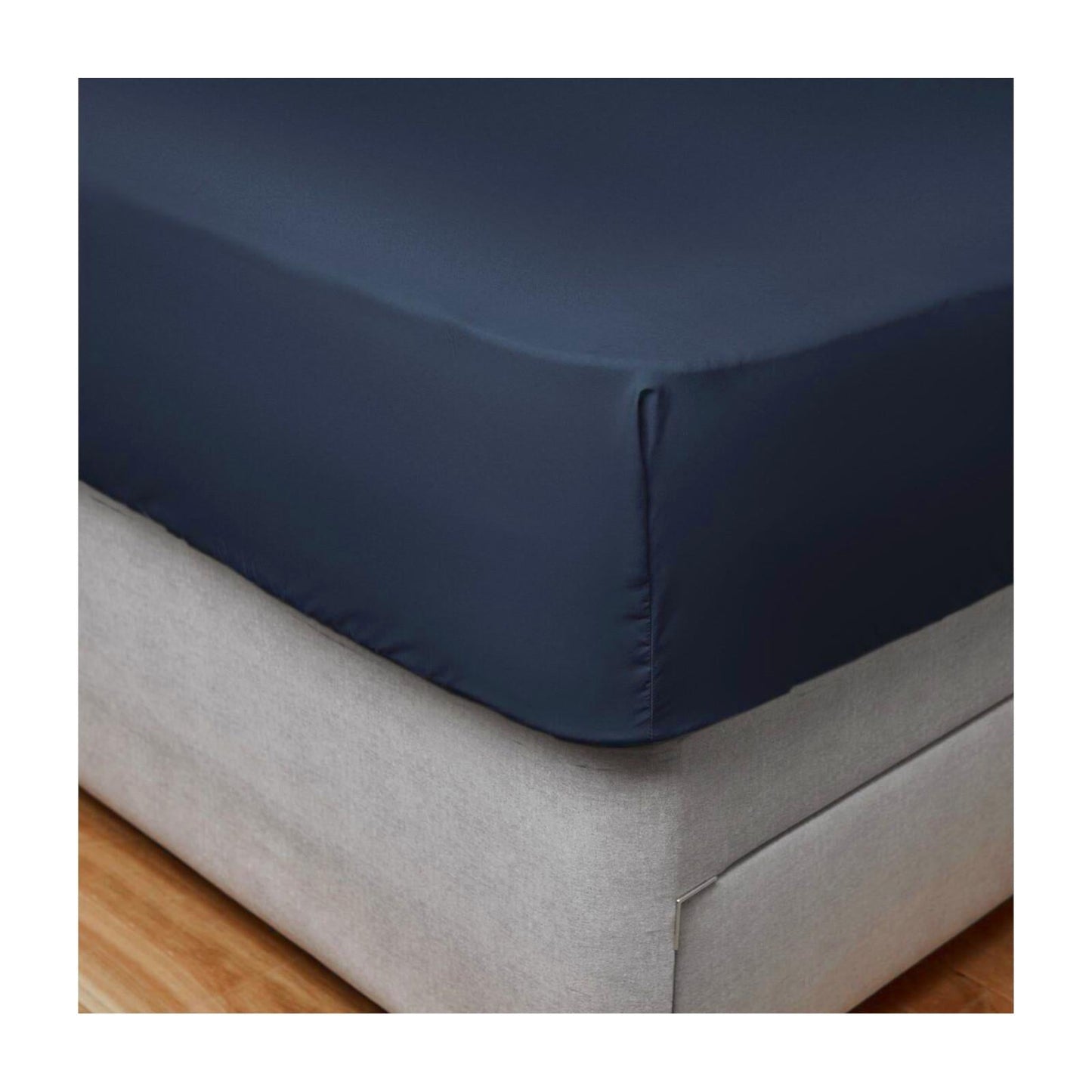 Silentnight Supersoft Single Fitted Sheet Navy Blue Bed Linen