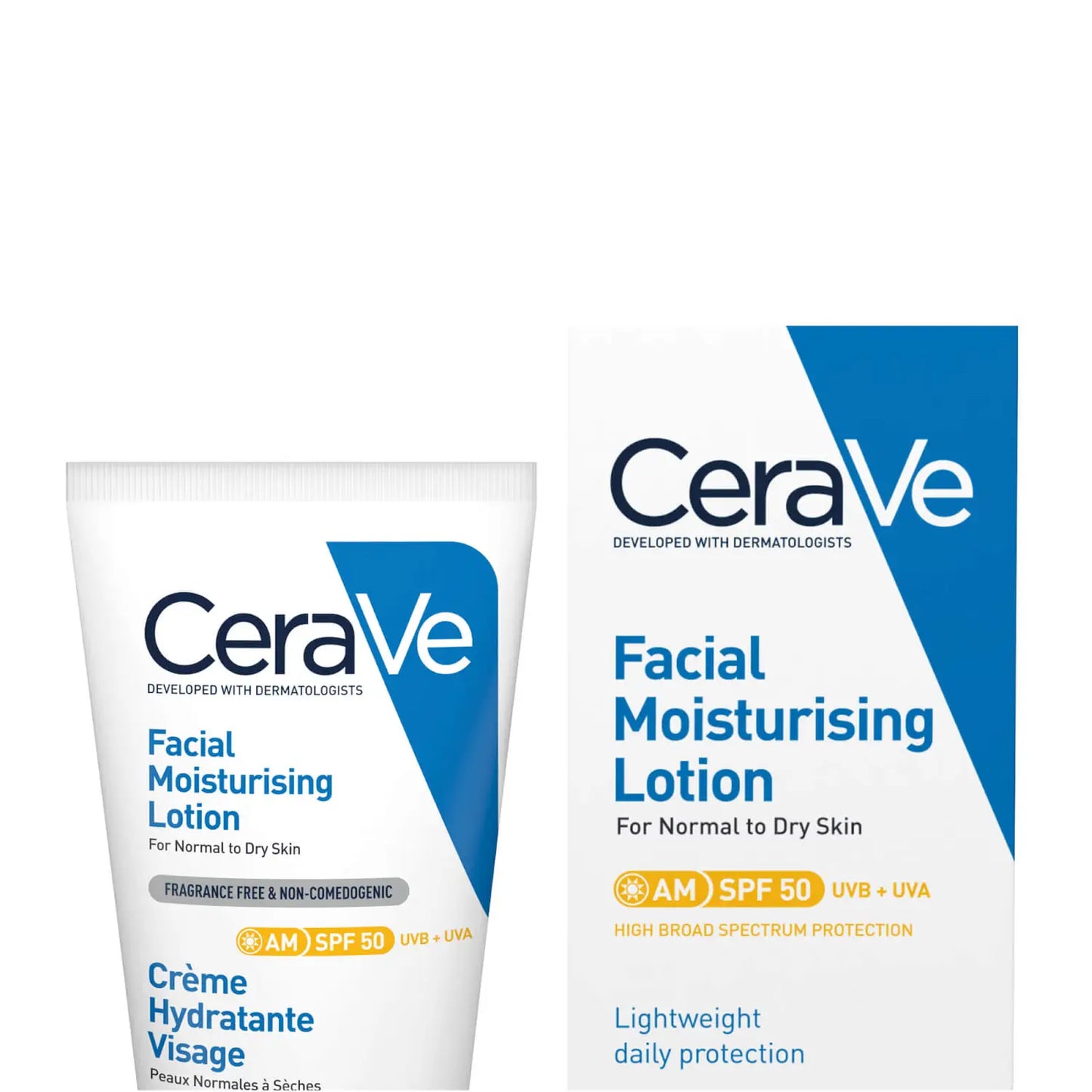 CeraVe AM Facial Moisturising Lotion SPF50 52ml