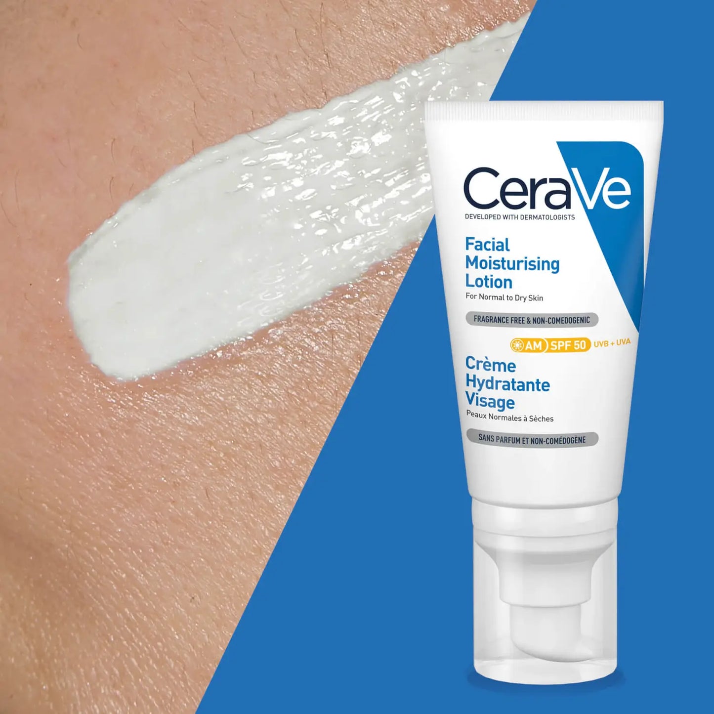 CeraVe AM Facial Moisturising Lotion SPF50 52ml