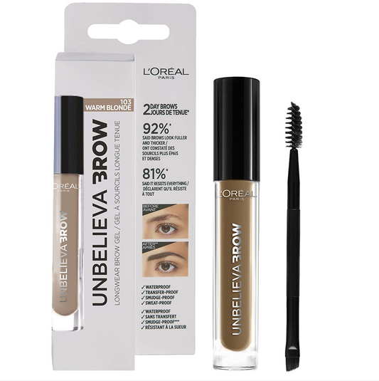 L'Oreal Unbeliva Brow Longwear Brow Gel - 103 Warm Blonde