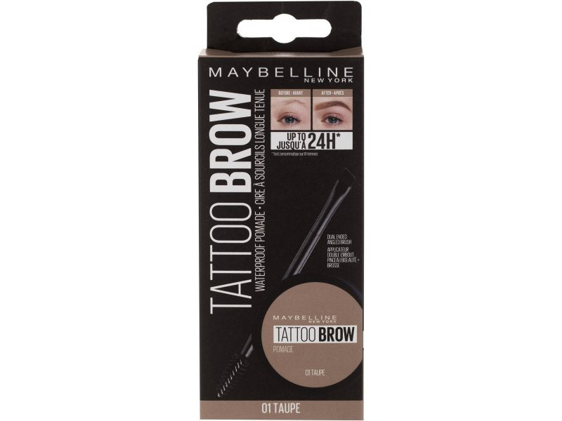 Maybelline Tattoo Brow Waterproof Pomade - 01 Taupe