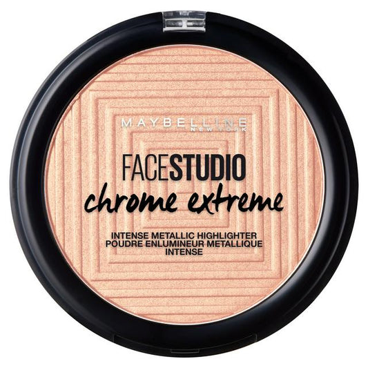 Maybelline Chrome Extreme Intense Metallic Highlighter - 350 Molten Rose Gold