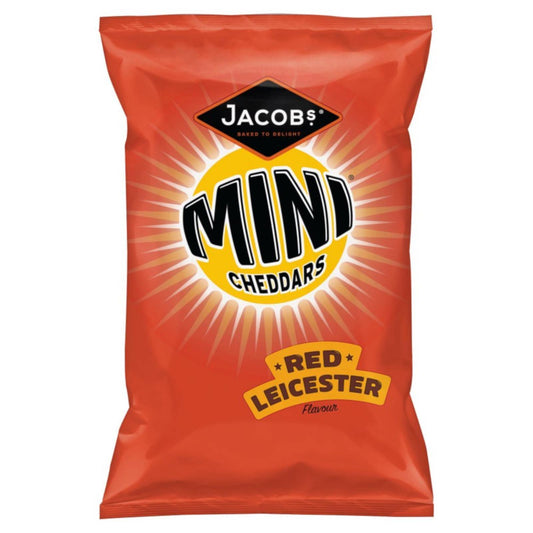 Jacobs Mini Cheddars Red Leicester Flavour 6 x 25g