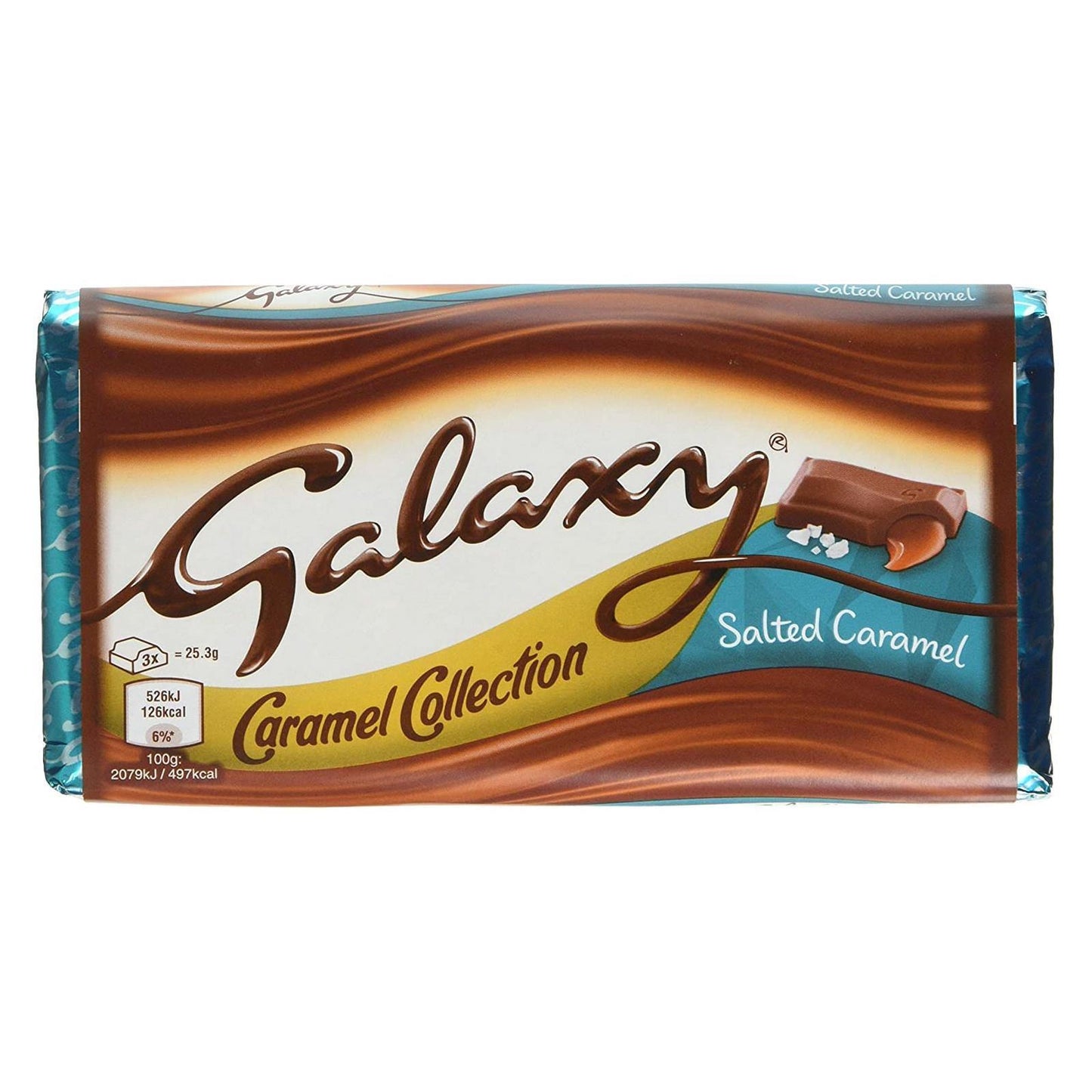 Galaxy Salted Caramel Chocolate Bar 135g (Box of 24)