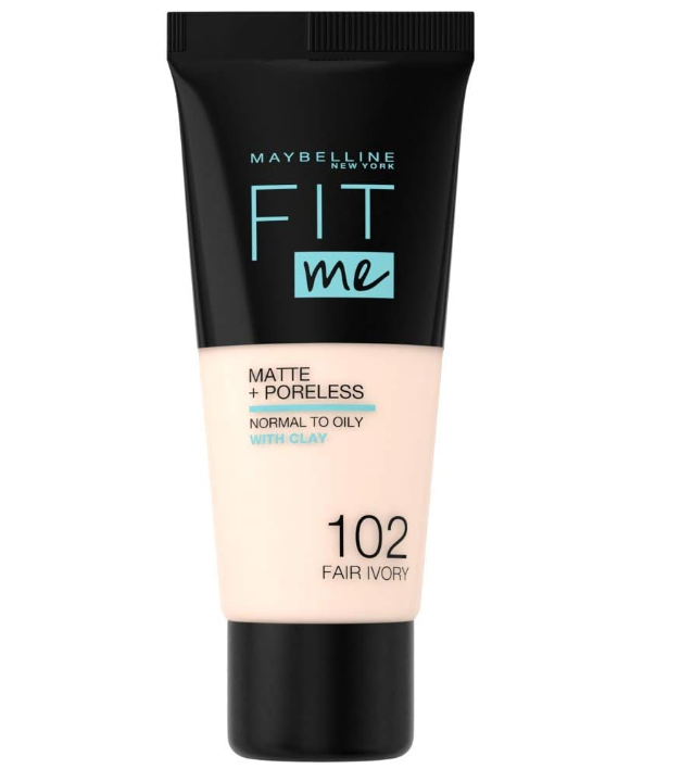 Maybelline Fit Me Matte + Poreless Powder Foundation - 102 Fair Ivory