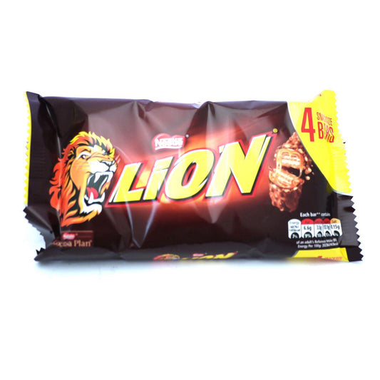 Nestle Lion Bar 120g (10 Packs of 4, Total 40)