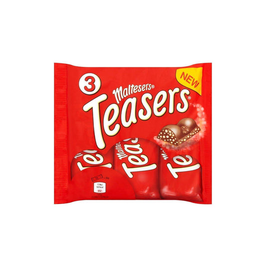 Maltesers Teasers Chocolate Multipack 105g (15 Packs of 3, Total 45)