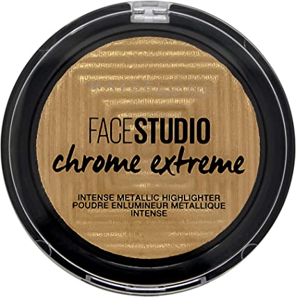 Maybelline Chrome Extreme Intense Metallic Highlighter - 500 Sparkling Citrine