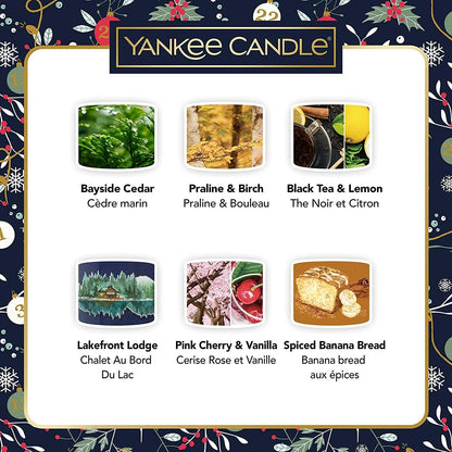 Yankee Candle Gift Set | 12 Signature Scented Votive Candles | Countdown to Christmas Collection