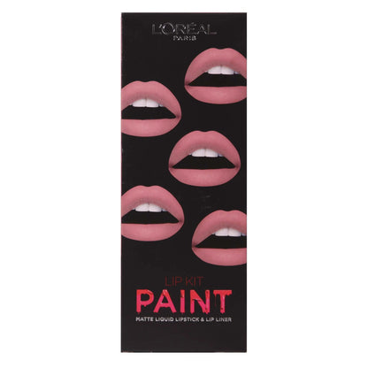 L'Oreal Lip Kit Paint Matte Liquid Lipstick & Lip Liner