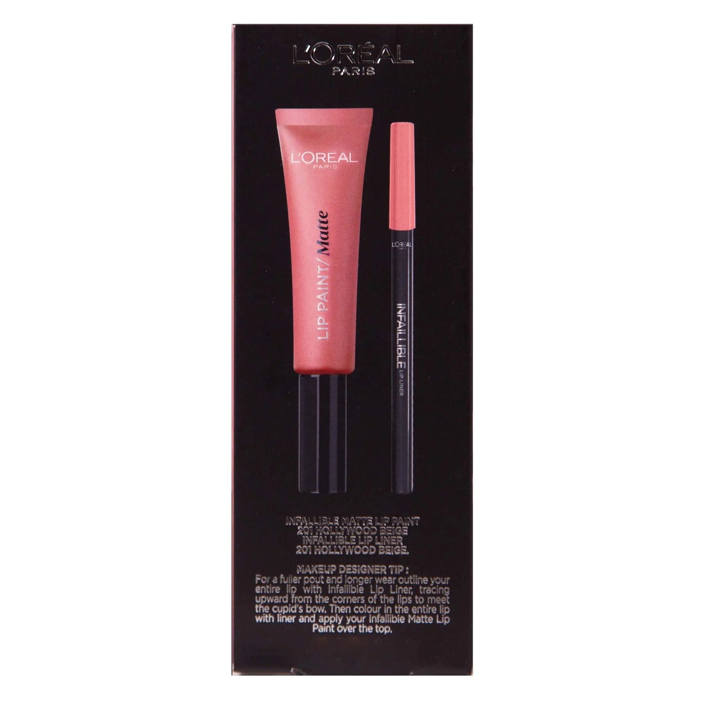 L'Oreal Lip Kit Paint Matte Liquid Lipstick & Lip Liner