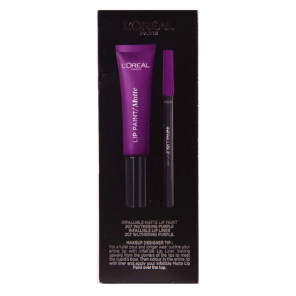 L'Oreal Lip Kit Paint Matte Liquid Lipstick & Lip Liner