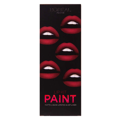 L'Oreal Lip Kit Paint Matte Liquid Lipstick & Lip Liner
