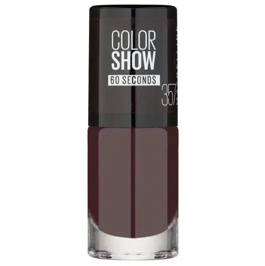 Maybelline Color Show Nail Polish - 357 Burgundy Kiss