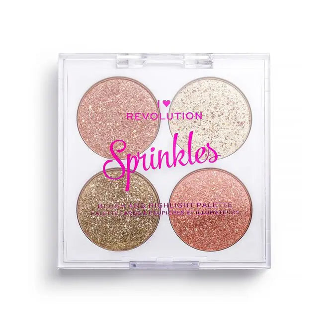 Revolution Blush & Sprinkles Blush & Highlight Palette