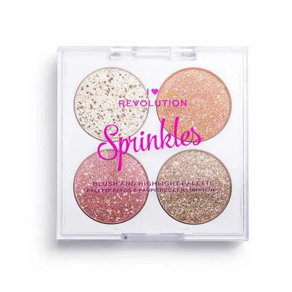 Revolution Blush & Sprinkles Blush & Highlight Palette