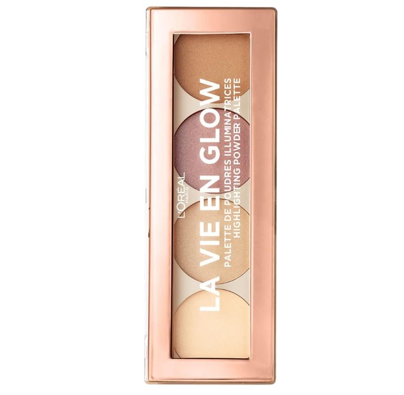 L'Oreal La Vie En Glow Highlighting Powder Palette - 01 Warm Glow