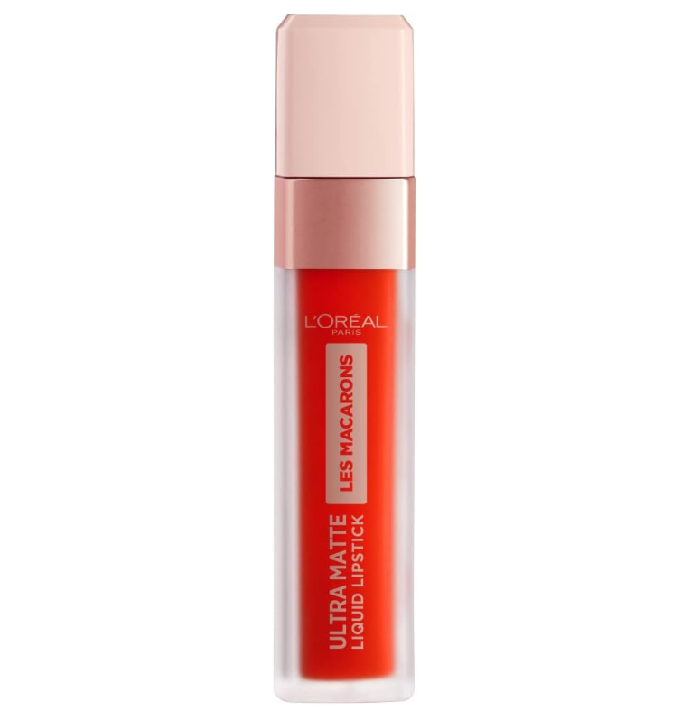 L'Oreal Ultra Matte Liquid Lipstick Les Macarons - 826 Mademoiselle Mango