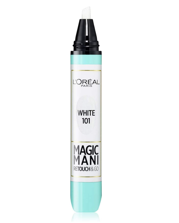 L'Oreal Magic Mani Retouch & Go Nail Polish - 101 White