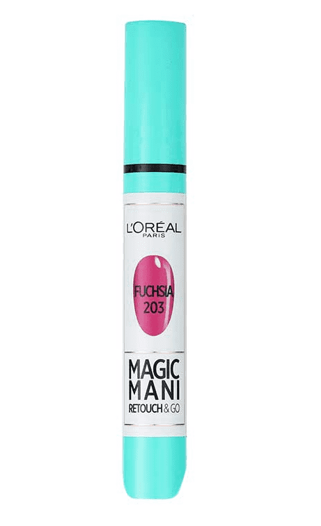 L'Oreal Magic Mani Retouch & Go Nail Polish - 203 Fuchsia