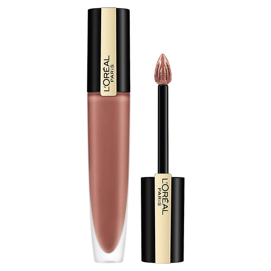 L'Oreal Paris Rouge Signature Matte Liquid Lipstick- 201 Stupefy