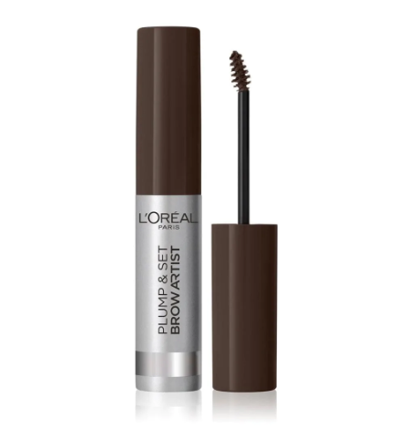 L'Oreal Paris Plump & Set Brow Artist Volumising Brow Gel - 108 Dark Brunette