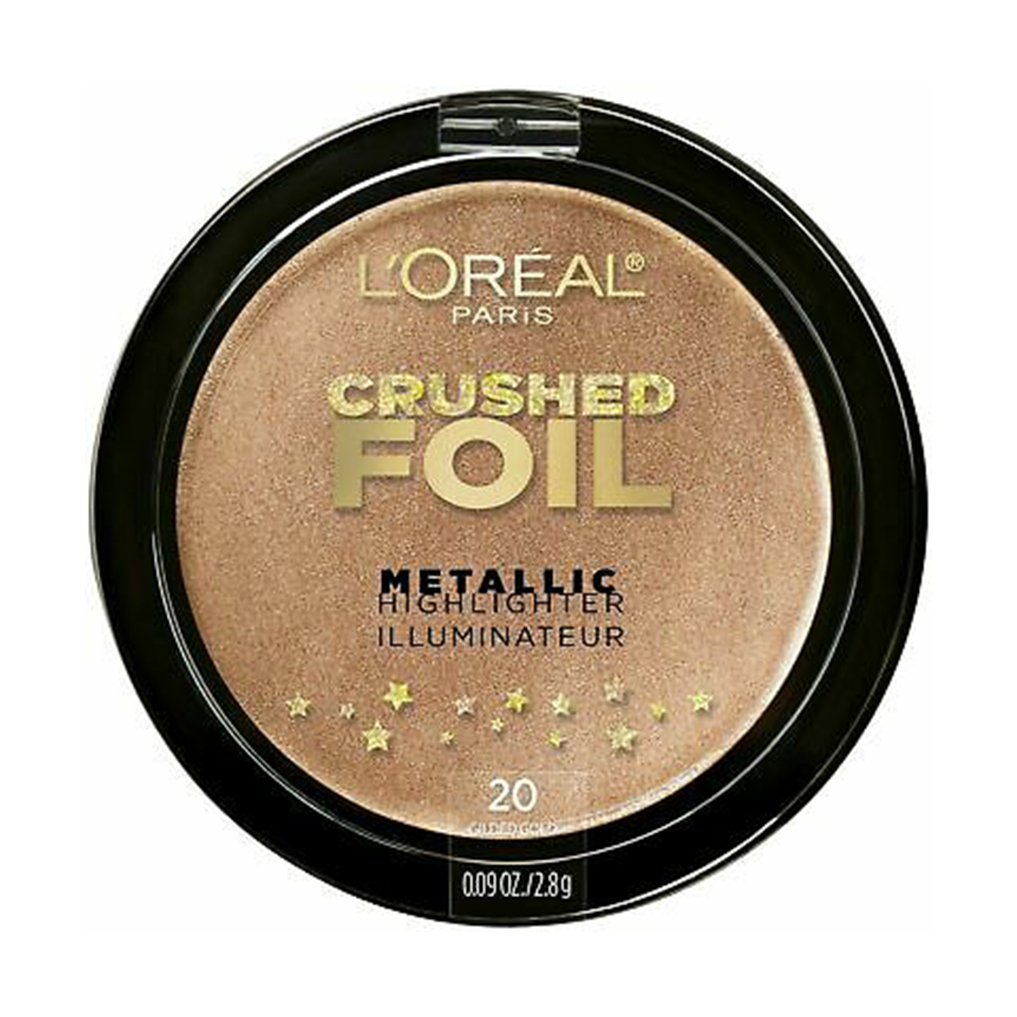 L'Oreal Crushed Foil Metallic Highlighter Illuminator - 20 Gilded Glow